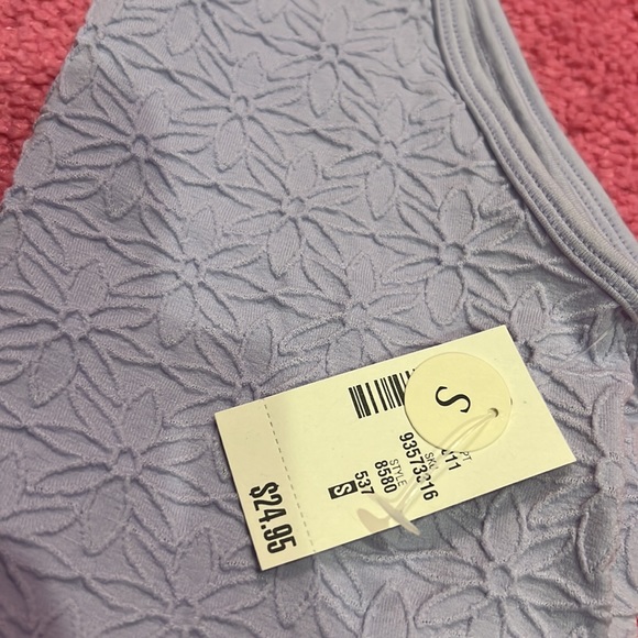 NWT Aeropostale Halter top, Lavender flower embroidery, - Picture 3 of 3
